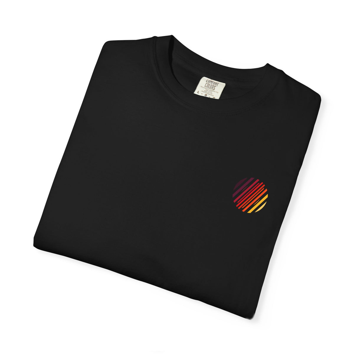 Backprint Label Shirt Unisex Black