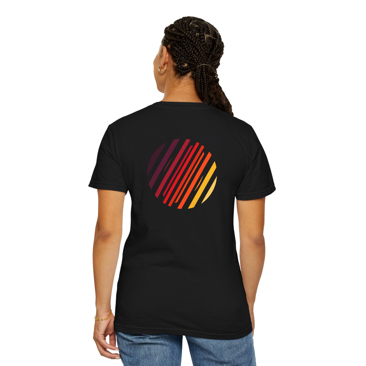 Backprint Label Shirt Unisex Black