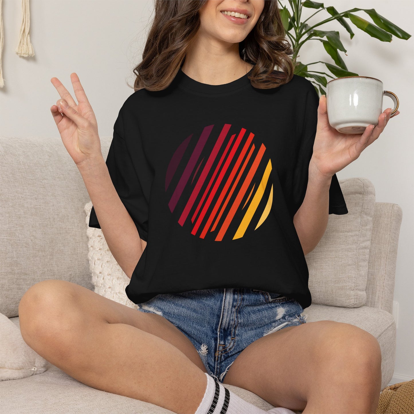 Label Sun Unisex Garment-Dyed T-shirt
