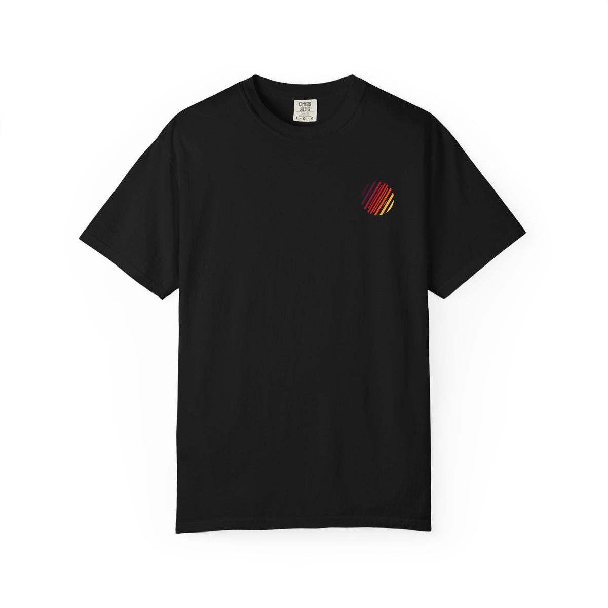 Backprint Label Shirt Unisex Black