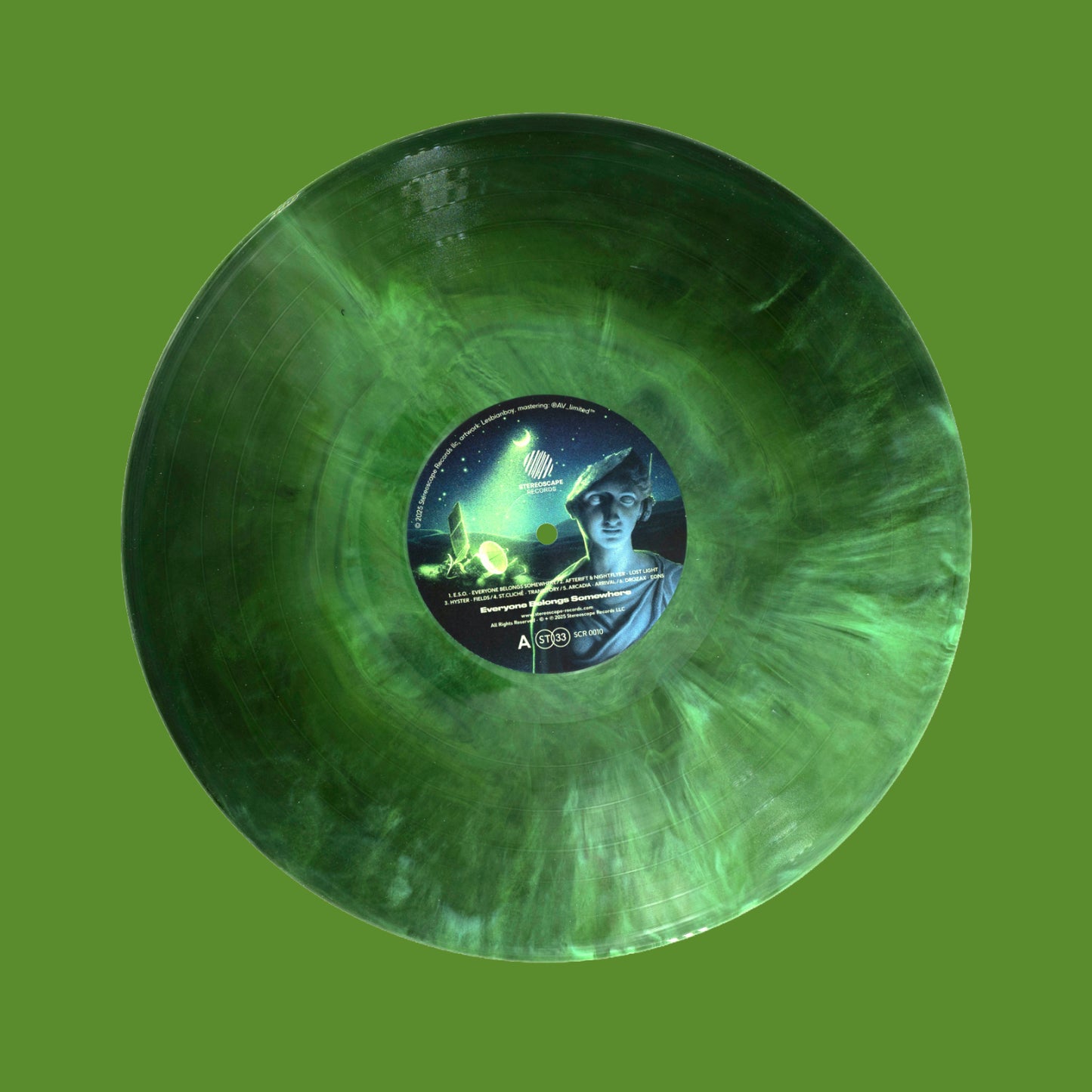 Everyone Belongs Somewhere Galaxy Green Vinyl